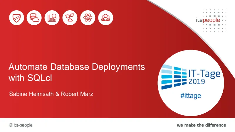 Slides preview: Automate Database Deployments With SQLcl