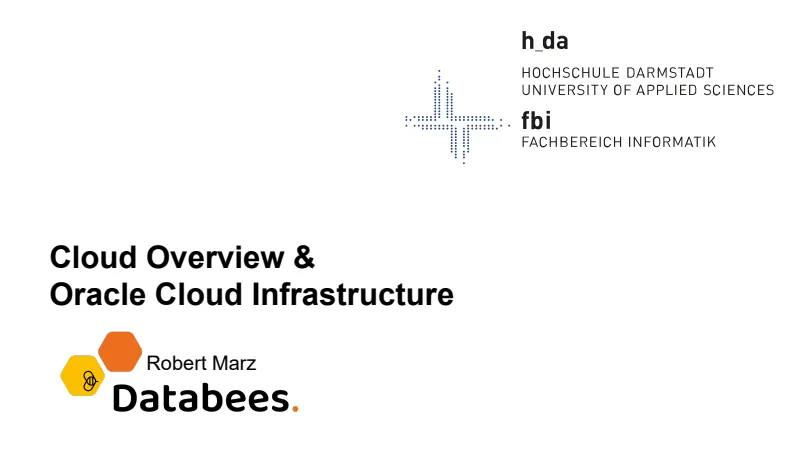 Slides preview: Cloud Overview &Oracle Cloud Infrastructure