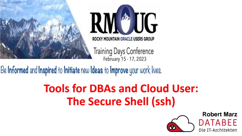 Slides preview: Tools for Cloud-Users and DBAs: ssh