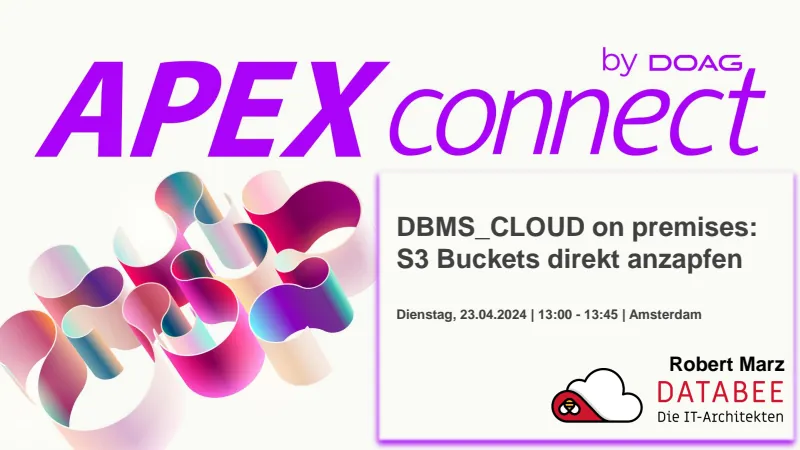 Folien-Vorschau: DBMS_CLOUD on premises - S3 Buckets direkt anzapfen und mehr